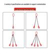 Double Hook Self-Locking Safety Lifting Chain for Crane, 2-3 Tons Capacity