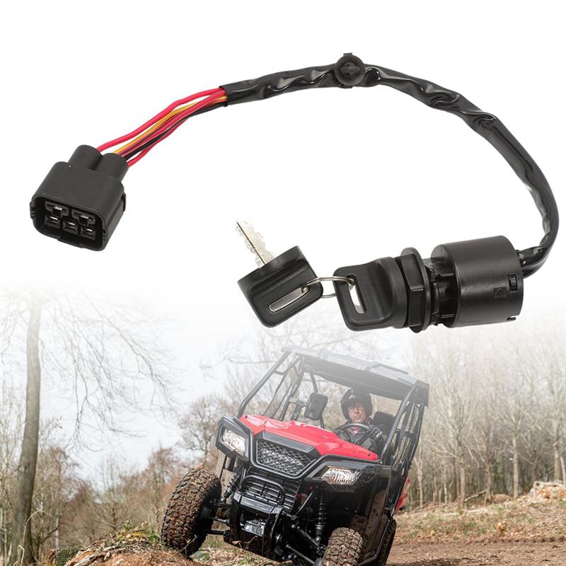 Ac29-35100-HL5-A01 Ignition Switch Lock Cylinder Assembly W/Wiring Harness Key For Honda Pioneer 520 SXS500M SXS500M2 2015-21