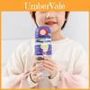 Cartoon Ultraman Children Tritan Straw Water Cup Portable With Handle High Appearance Value Bounce Lid With Lock Buckle 560ml Blue
