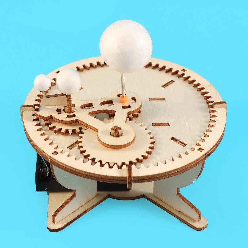 DIY Earth-Moon-Sun Triple Sphere Model Kit for Children: Educational STEM Puzzle and Science Experiment Toy