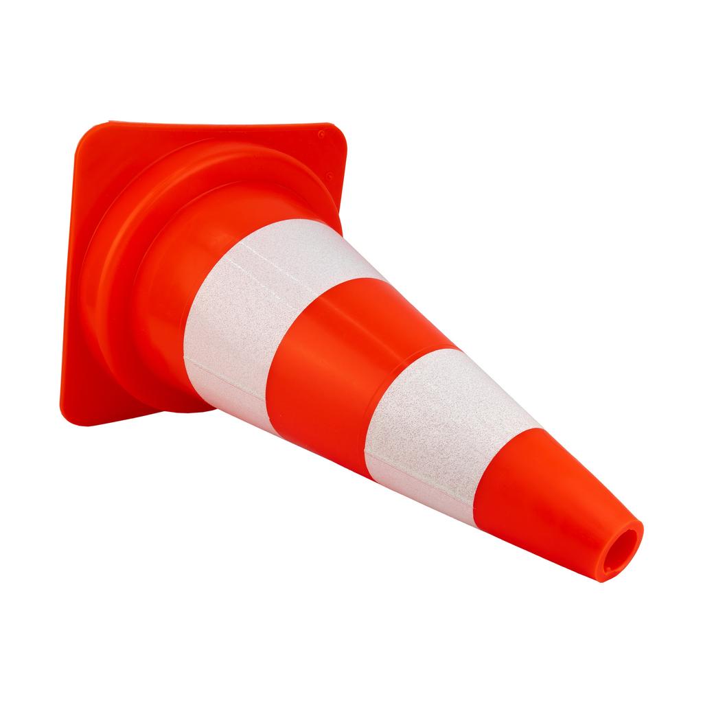 Road Cone Reflective Warning Post 50cm Soft PVC Cone