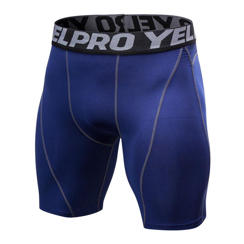 Herre fitnessbukser i halv lengde, hurtigtørkende og pustende sportshorts