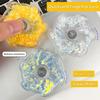 Kwiatowy Spinner Fidget Toy Brokatowy Piasek Wypełniony Stresem Trening Elasty Palców Spinning Top Żyroskop Na Palce Dzieci Nastolatki Dorośli Prezent