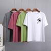 Hirsionsan Graffiti Grafik T-Shirt Damen Sommer Einfache Druck T-Shirts Baumwolle Elegant Damenkleidung Locker Lässige Pullover Tops