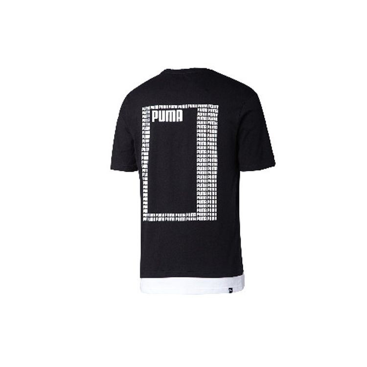 Puma Summer Rebel Short Sleeve T-Shirt Men Tops Black 853172-01