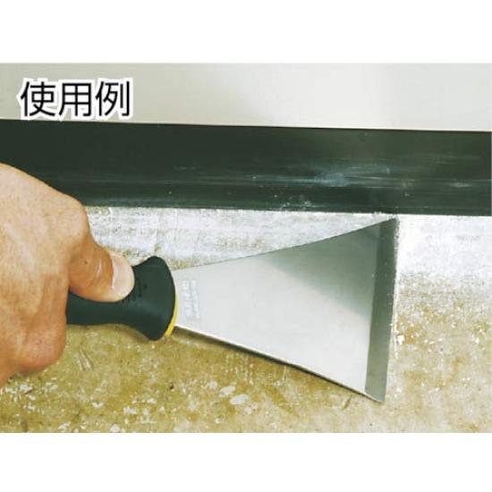 Tajima Stainless Steel Head Straight Scraper, 75mm, SCR-C75