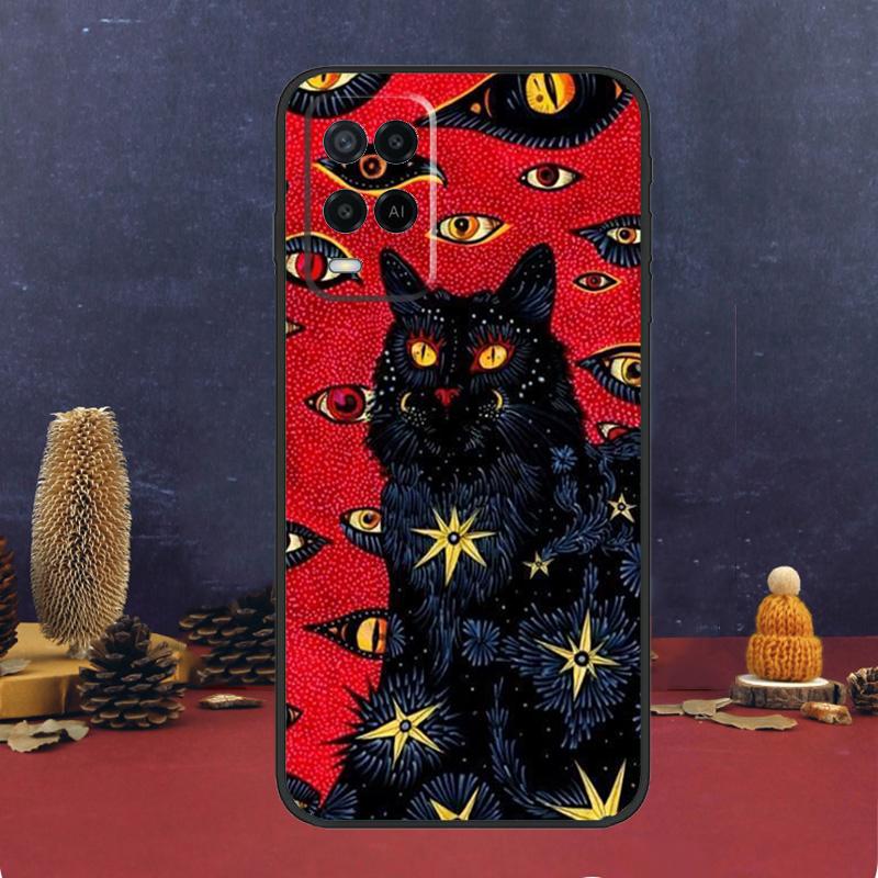 Eye Illustration Case For Oppo A94 A74 A54 A15 A17 A57 A6 A5 Pro A16 A76 A96 A40 A60 A80 A18 A38 A58 A78 A98