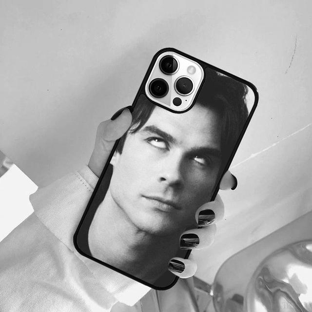 Custodia per Telefono Ian Somerhalder Vampire Diaries tvd Per iPhone 17 Air 11 12 13 15 16 14 Pro MAX Plus