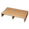 Modern Footrest Office Bamboo Footstool Kitchen Multifunctional Low Ottomans Aesthetic Luxury Rectangular Ottoman Furniture