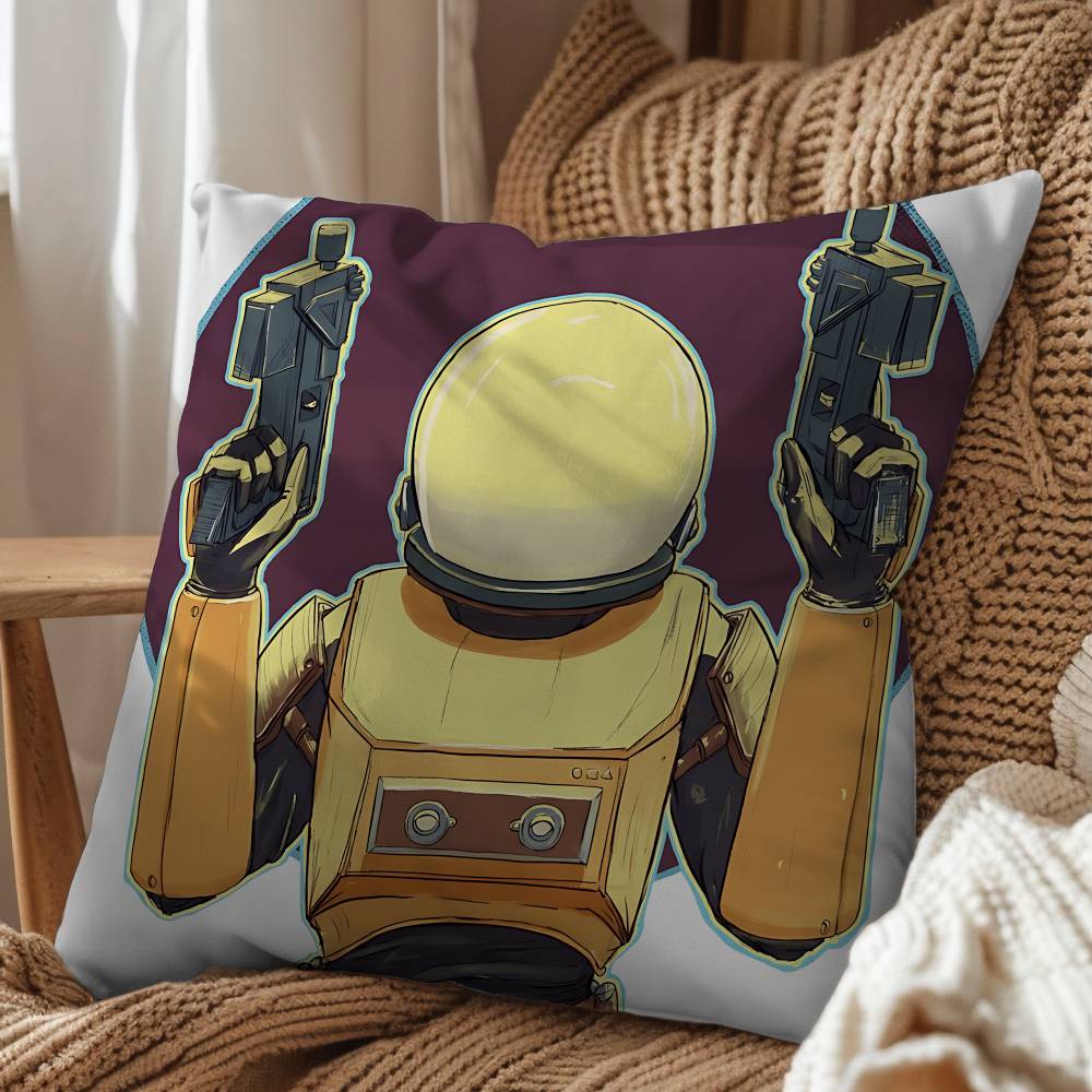 Loader game Risk of Rain Cushion Cover Suitable For Sofa Car Bedroom Office Cushions Decorative Pillow Case