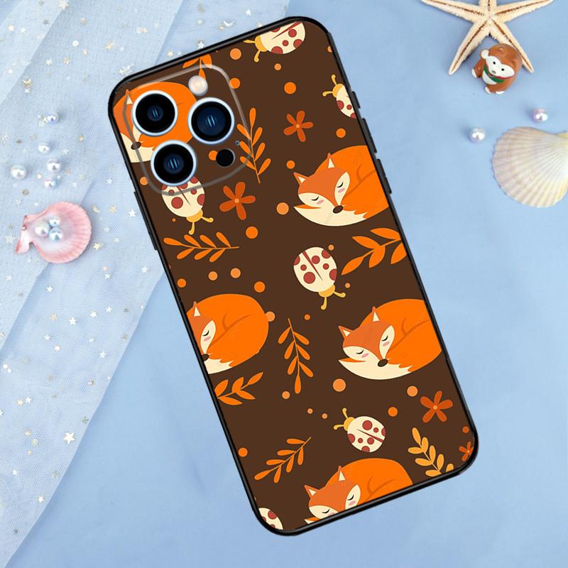 

Autumn Leaves Fall Fox Case For iPhone 17 Pro Max 16 14 13 12 11 15 Pro Max Plus 12 13 Mini 16e 17 Air Back Cover iPhone 15 Plus