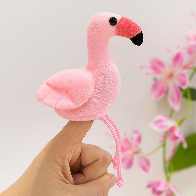 Forest Animal Finger Doll Panda Plush Toy Children Ocean Shark Doll