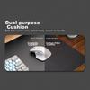 LESAILES Carbon Fiber Leather, Leather Mouse Pad, Large Size for Office Computer Keyboard, Waterproof And Non-Slip, Home Desk Pad, Black, 800*300*2mm