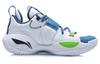 Li Ning All City 8 Youth Edition All City Wade Collection Low top Children's Basketball Shoes White Blue ABPQ053-1