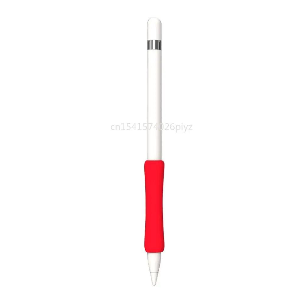 

Stylus Cover Silicone Protective Sleeve Wrap For Apple 1/2 Shockproof Anti-scratch Non Slip Touch Screen Pen Grip Case червоний