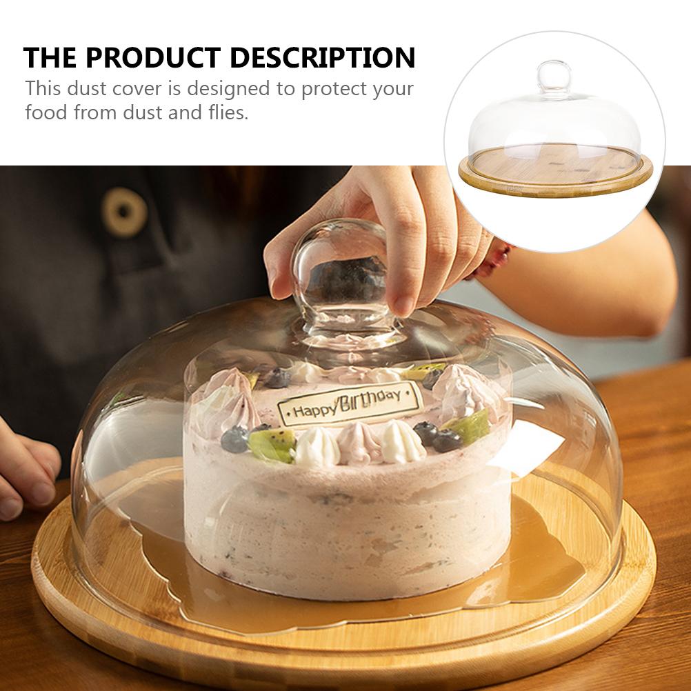 Cake Display Tray Useful Serving Plate Multipurpose Food Dessert Butter Dish with Lid Creative Bread Stand Cheesecake Server