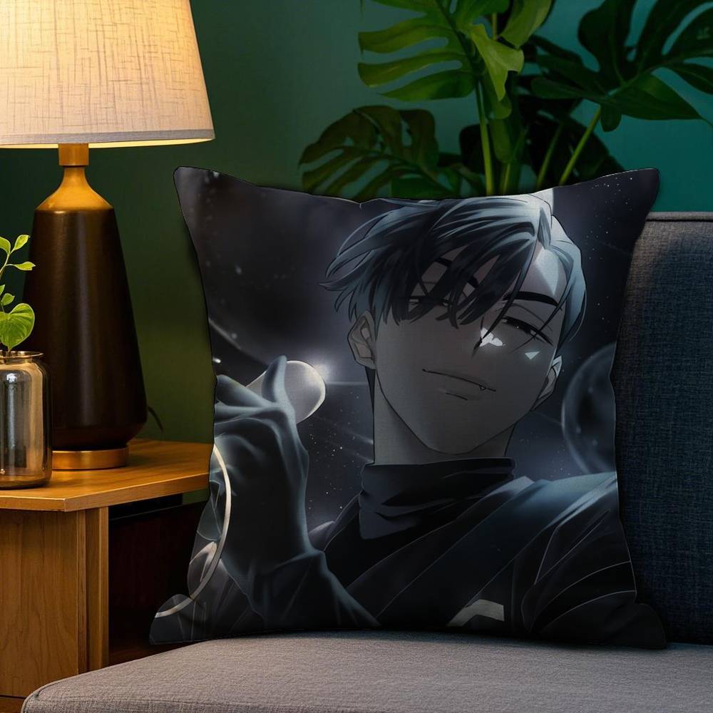 Anime A-Alien S-Stage Ivan Pillow Case Sofa Living Room Bedroom Double-Sided Printing Square Cushion Nap Time Pillow Case