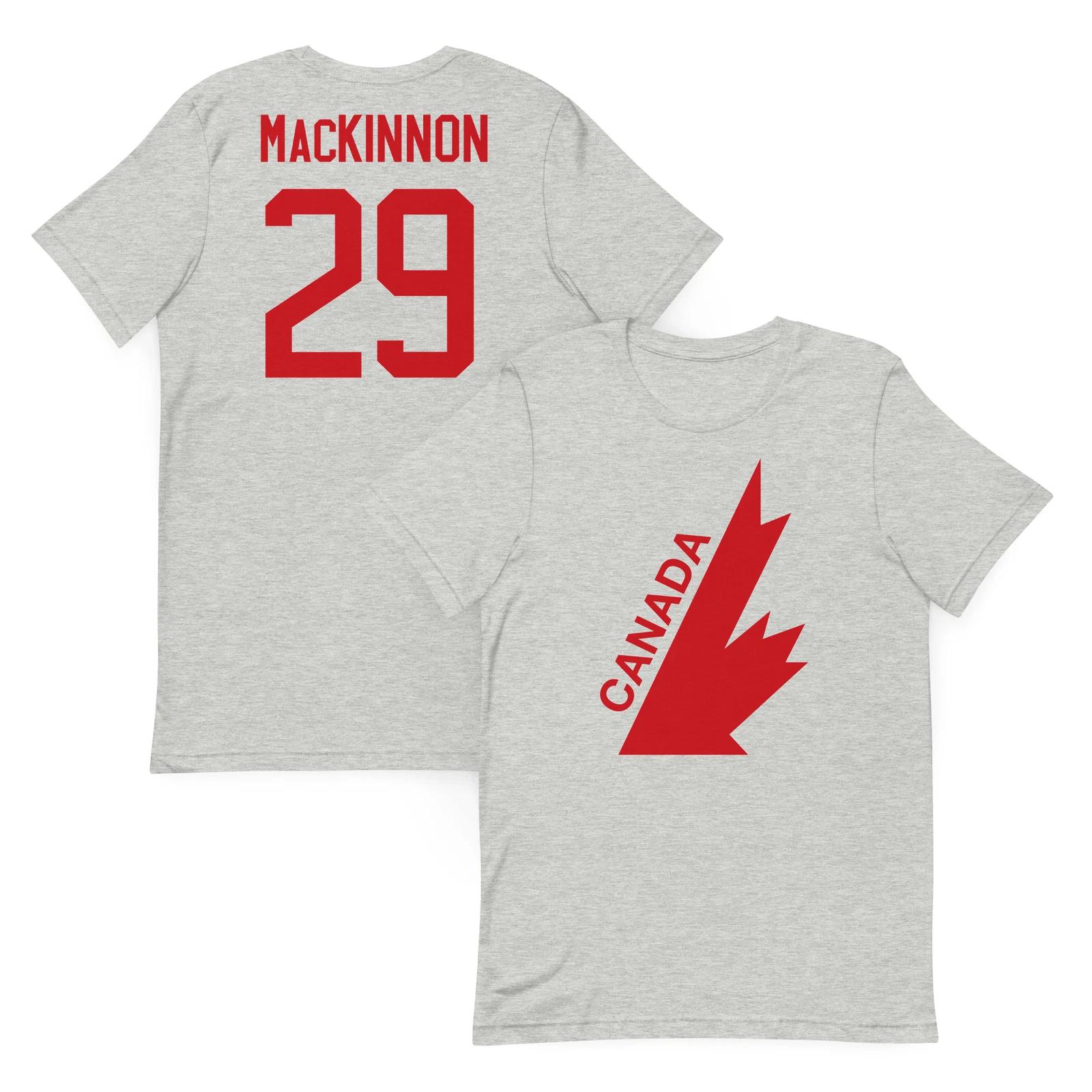 Retro Team Canada Nathan MacKinnon 29 Jersey T-Shirt 4 Nations Faceoff S