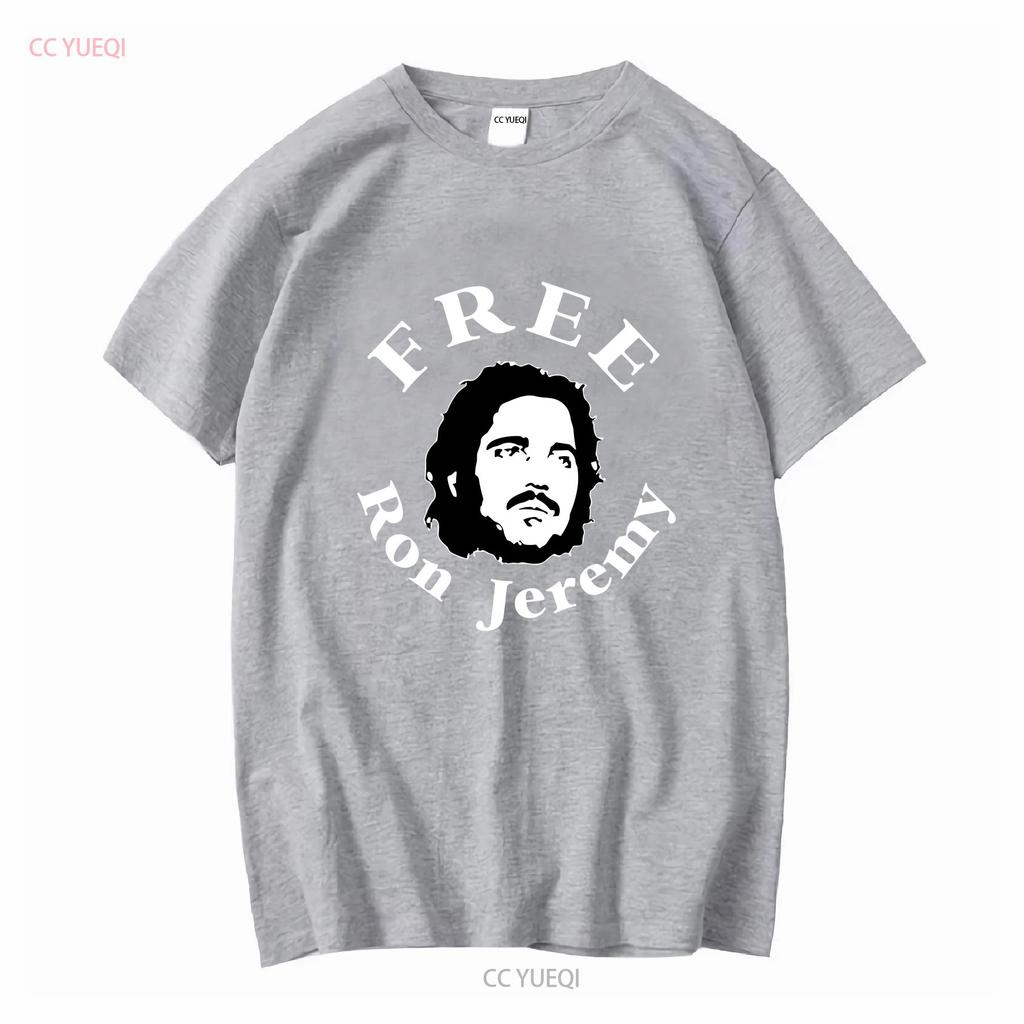 Kostenloses Ron Jeremy Lustiges T-Shirt tee PornStar XXX vintage Gewaschen Atmungsaktiv Stilvoll Streetwear Oberteil Für Den Täglichen Gebrauch Bequem