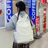 Schoolbag Korean Version Ins Fashion Versatile Embroidered Polka Dot Backpack Large Capacity College Style Student School Bag Multi-Pocket Backpack