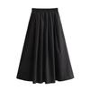 Fashion Wind 2024 Spring New Arrival Female Slim Looking Easiest for Match Black High Waist Loose Skirt 4437246 800