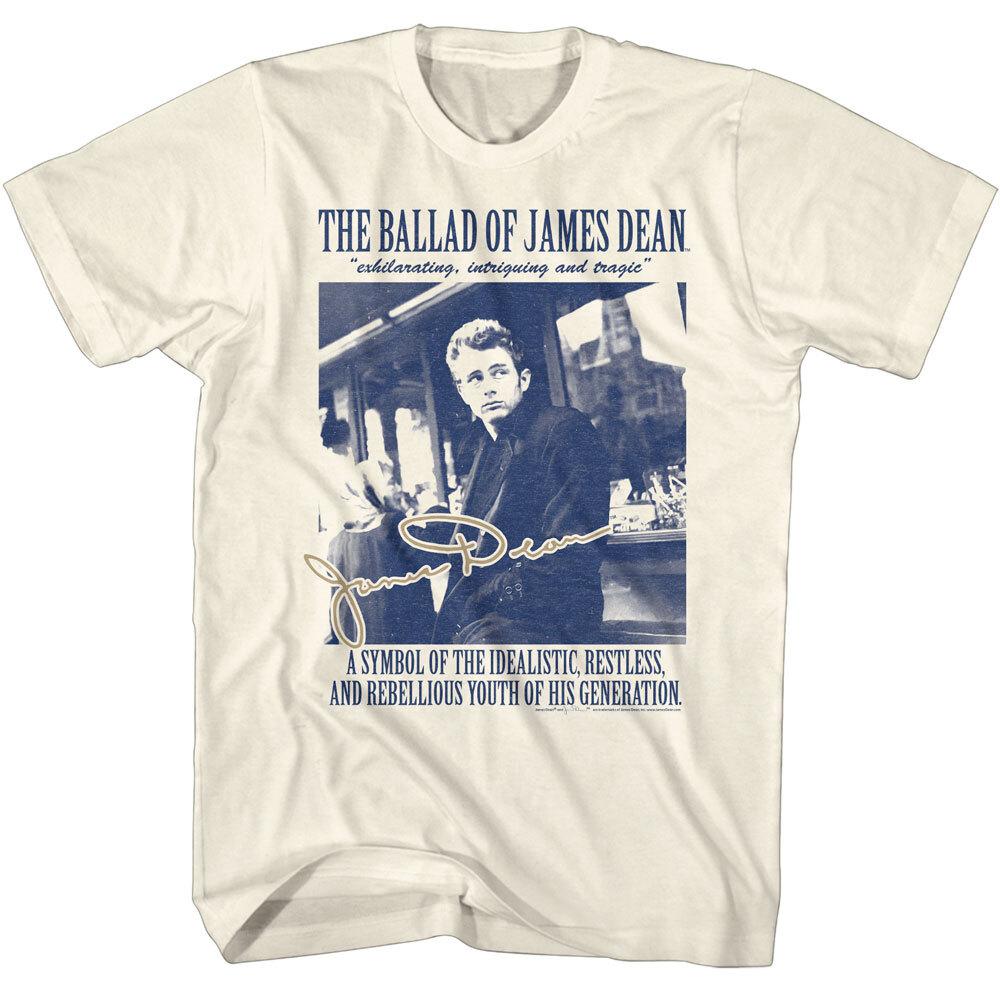 James Dean The Ballad Rebellious Youth Of His Generation Men T Shirt S