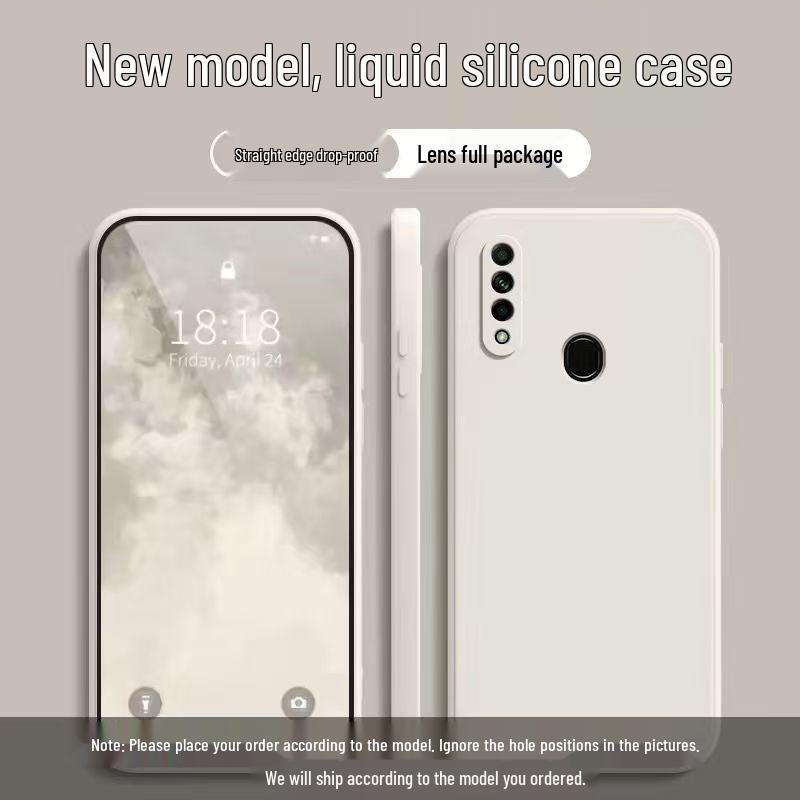 Oppo A8 Phone Case: Solid Color, Full Coverage, Drop Protection with Rubik's Cube Liquid Design
