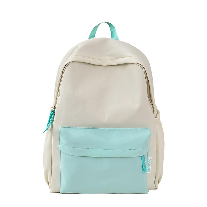 Schoolbag simple cloth backpack ins Japanese female junior high school students campus college students niche design travel lightweight schoolbag