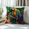 1pcs/4pcs Tropical Parrot Cushions Pillowcase Polyester Cushion Cover Throw Pillow Pillowcover Home Car Sofa Decor