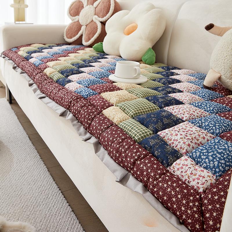 Koreanische Stickerei Dampfplatte Vier Jahreszeiten Universell Fensterkissen Fensterbankkissen Verdicktes Massivholz Wohnzimmer Sitzkissen