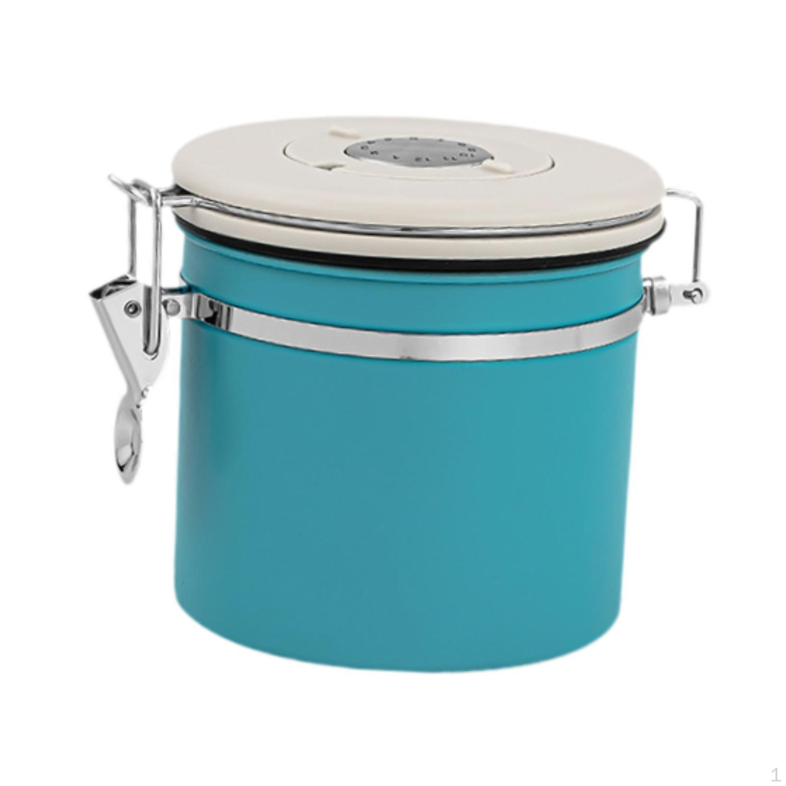 

Coffee Canister Stainless Steel Home Airtight Food Storage Container for Tea 1.2L
