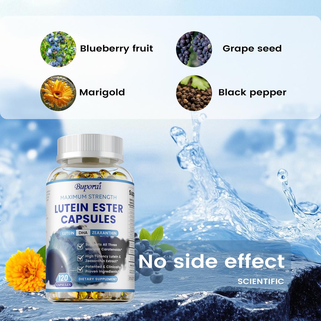 Eye Health Supplement, Lutein and Zeaxanthin, Vision Health, Eye Strain Support