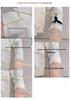 Y2K Black & White Wide-Leg Slouch Socks: Millennium Hot Girl Autumn/Winter Calf Flare Warmers