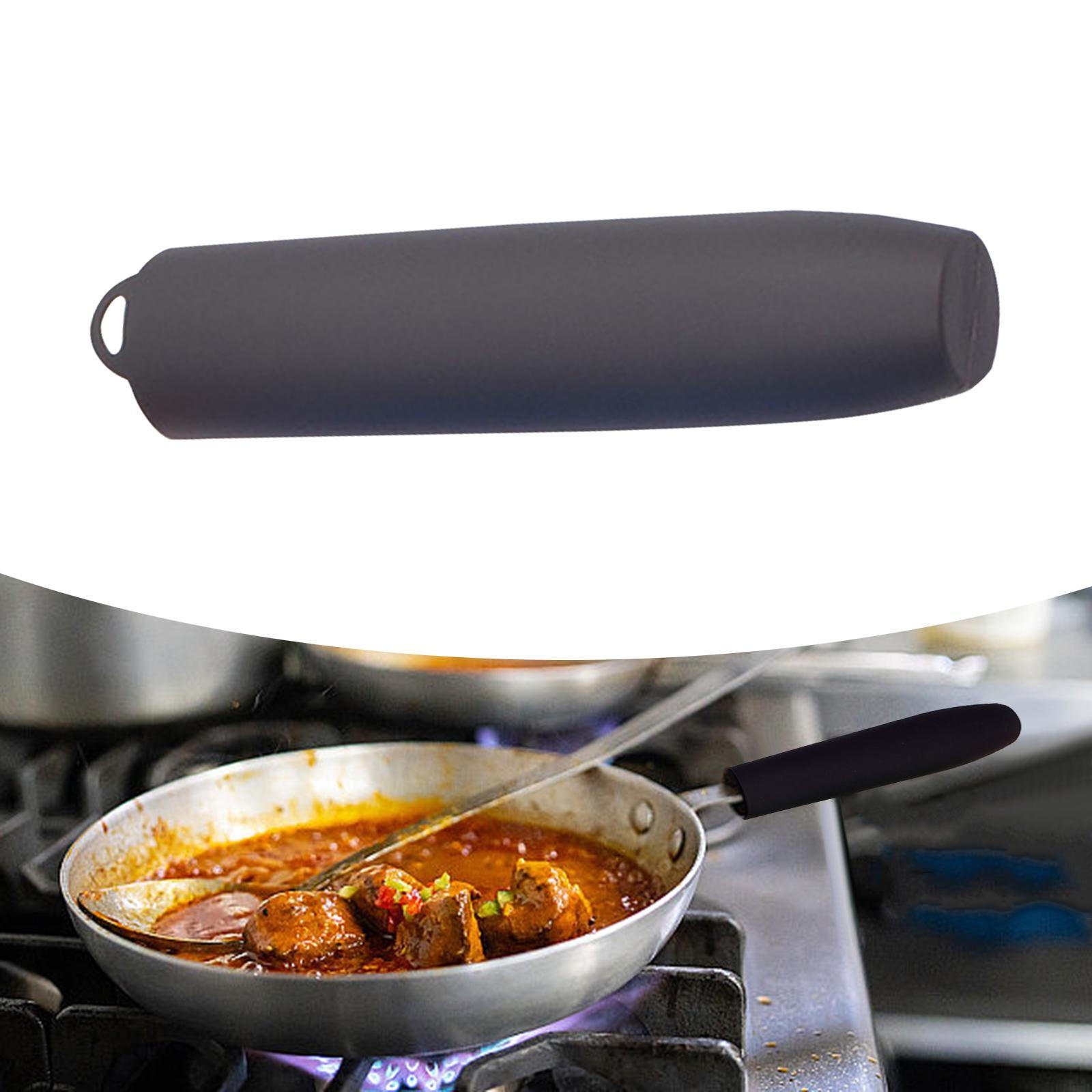 

- Чехол для ручки кастрюли, защитные ручки сковороды, ручка вока, изоляционный чехол серый