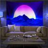 UV Fluorescent Tapestry Print Wall Hanging Art Home Decor