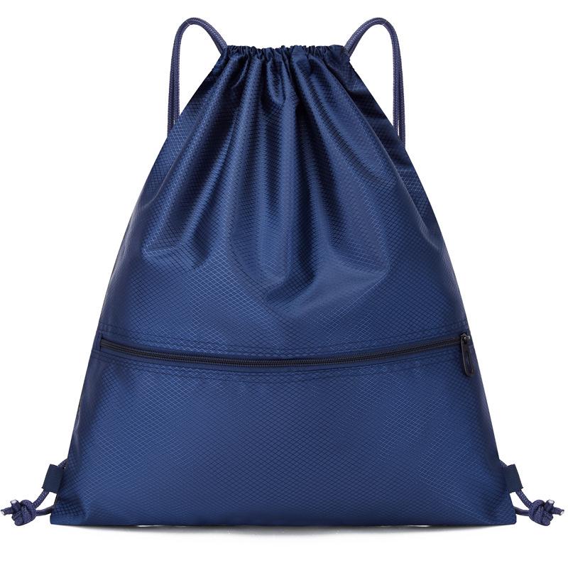 Unisex Waterproof Drawstring Backpack, Large Capacity for Sports and Travel, Suitable for Basketball and Storage