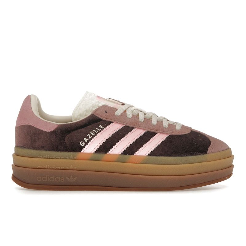 Adidas Gazelle Bold Women Shadow Brown Warm Clay Glow Pink JQ5143 36.5 коричневый