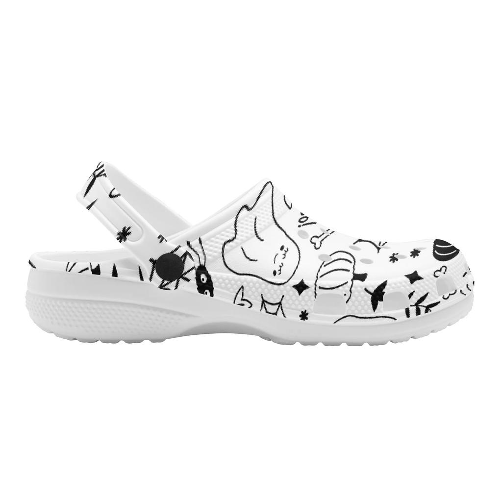Trendy Pattern EVA Clogs Unisex Quick Dry Lightweight Slip On Casual Footwear Lightweight Summer Sandals Summer Daily Wear