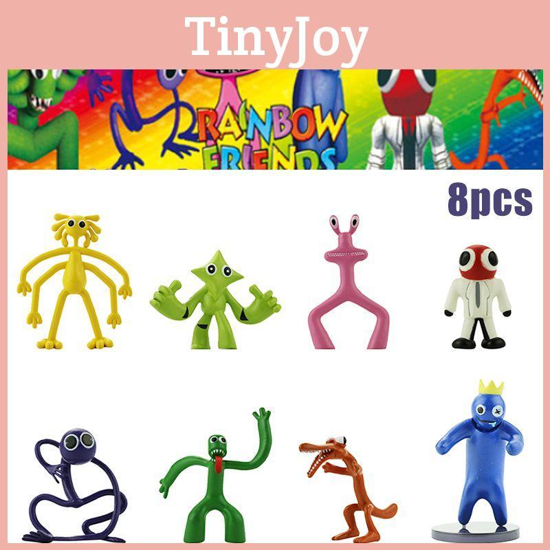 Colorful Roblox Rainbow Friends Figure Toy Set For Kids 8pcs Model Decoration Dolls