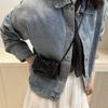 Mini Exquisite Solid Color Premium Texture Small Square Bag Summer New Popular Shoulder Messenger Bag Women's Bag