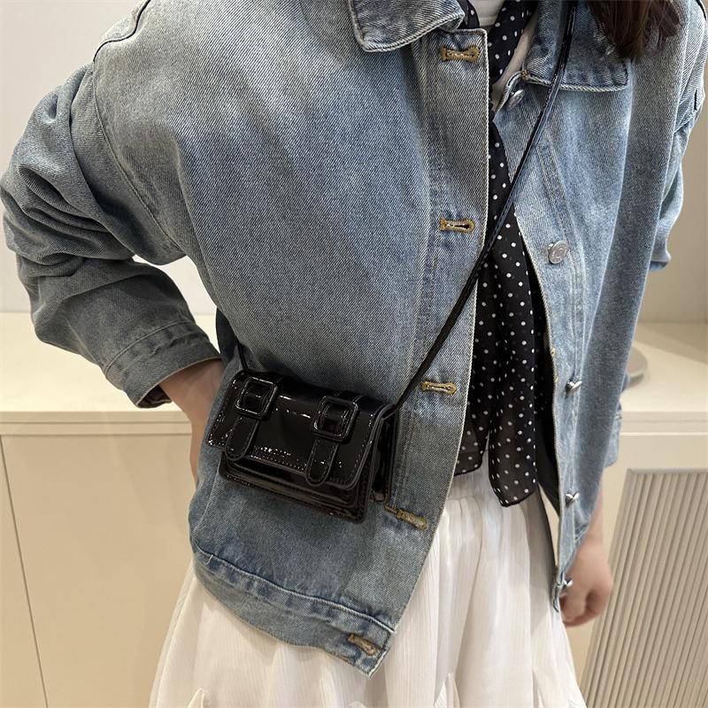 Mini Exquisite Solid Color Premium Texture Small Square Bag Summer New Popular Shoulder Messenger Bag Women's Bag