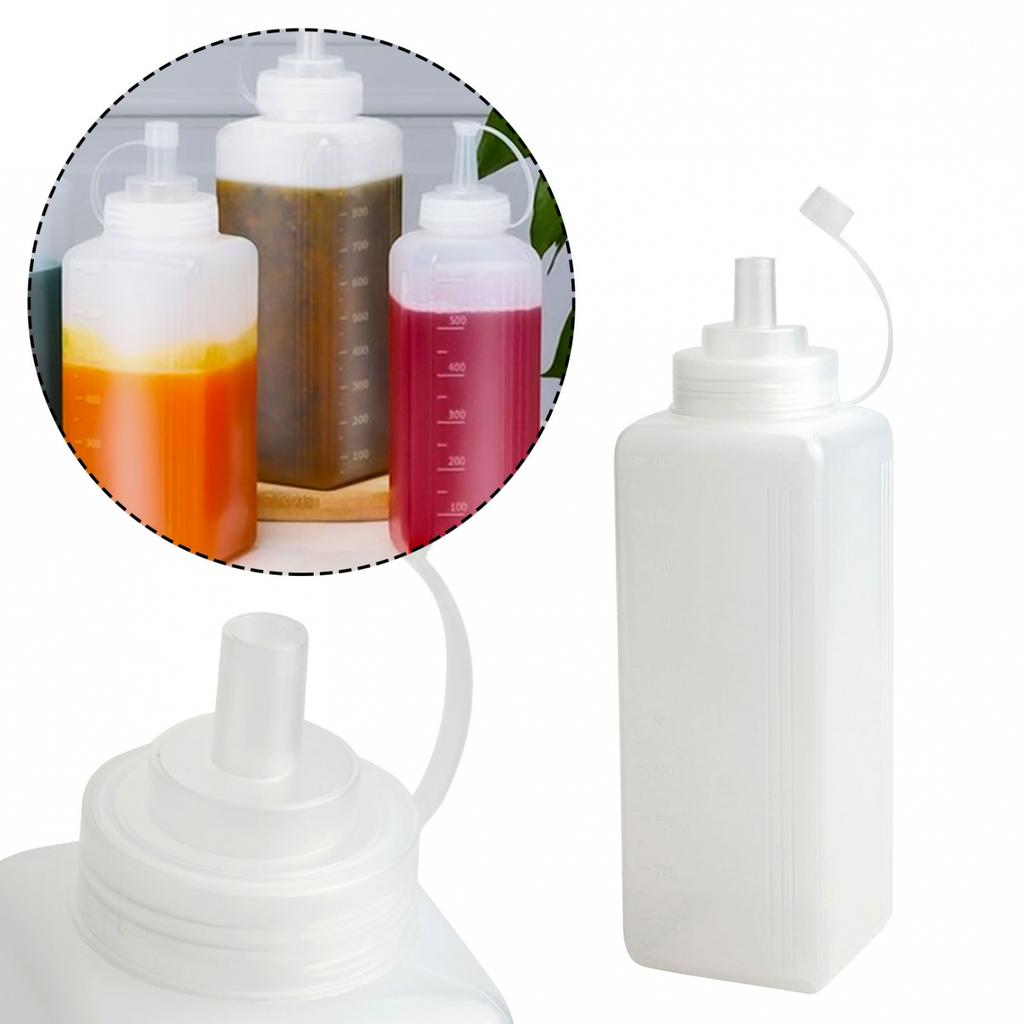 Squeeze Sauce Bottle Food Dispenser Kitchen Tools Plastic