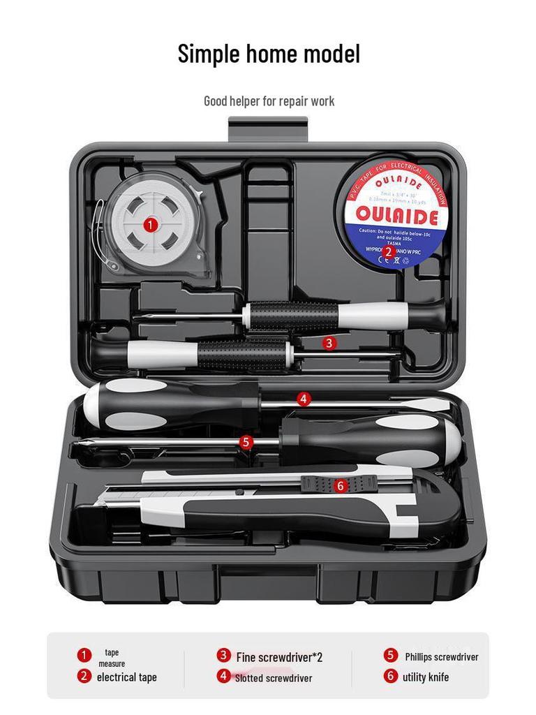 Set de Unelte Multifuncțional pentru Electricieni și Tâmplari - Ideal pentru Reparații Casnice