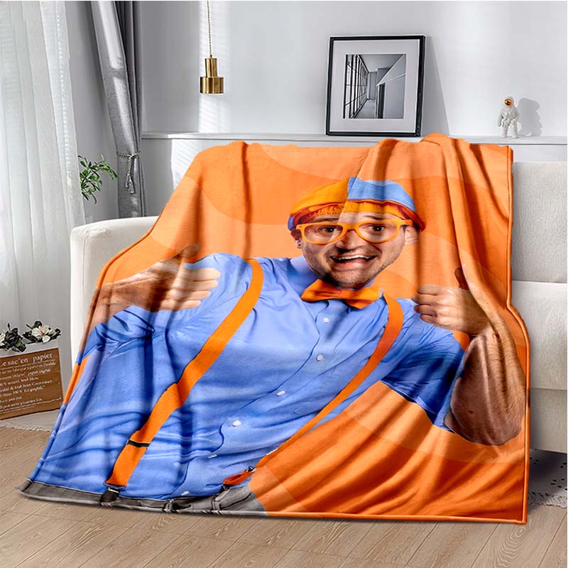 

Educational Kids Host with Numbers & Dinosaurs Print Flannel Blanket, Soft Learning Theme Throw Blanket 80cm x 120cm