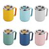 Insulated Bottle Practical Easy to Clean Multicolor Bottom Non-slip Thermal Cup Office Accessories
