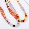 Bohemian Fashion Personality Trend Color Beaded Rope Stacked Geometric Women's Multi-layer Necklace