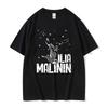 Ilia Malinin Salto Quádruplo Patinação no Gelo Gráfico Camiseta Masculina Moda Vintage Manga Curta Camiseta Homem 100% Algodão Camisetas Streetw...