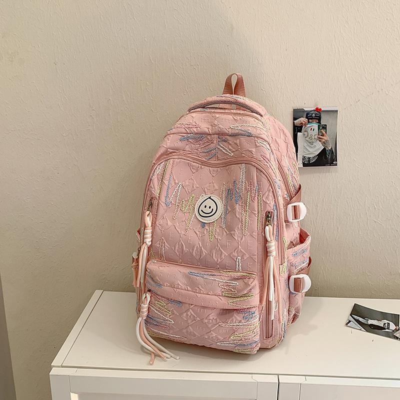 Minority Junior High School Girls Have A High Sense of Design  High School Students  Female College Students and Children's Backpacks.