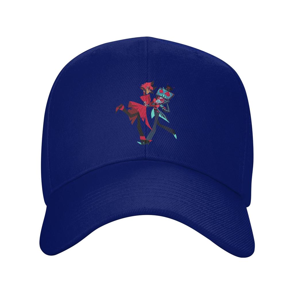 Valentines Alastor and Vox radiostatic Baseball Caps Unisex Sport Sun Caps Hats Adjustable Polyester Fishing Hat Summer Hat