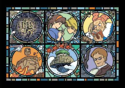 EN SKY Laputa Castle In the Sky News Crystal Jigsaw Puzzle 208 Pieces ART CRYSTAL JIGSAW 208-AC14 18.2 X 25.7 Cm Studio Ghibli Art
